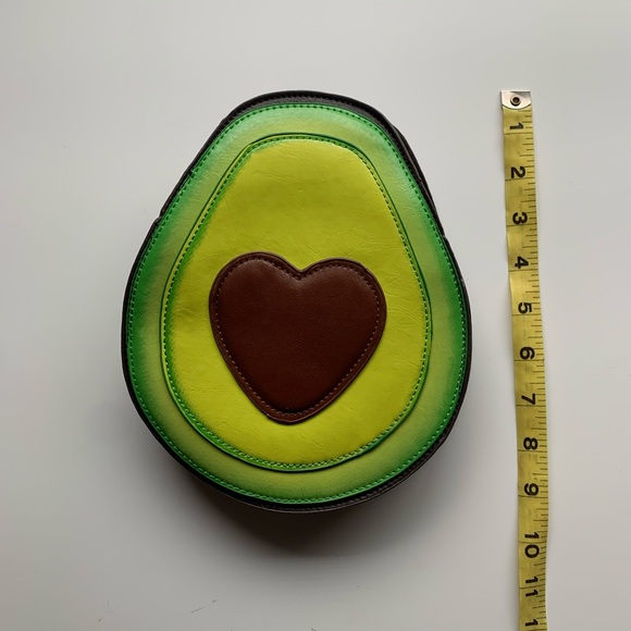 kawaii heart avocado crossybody bag - Picture 4 of 6